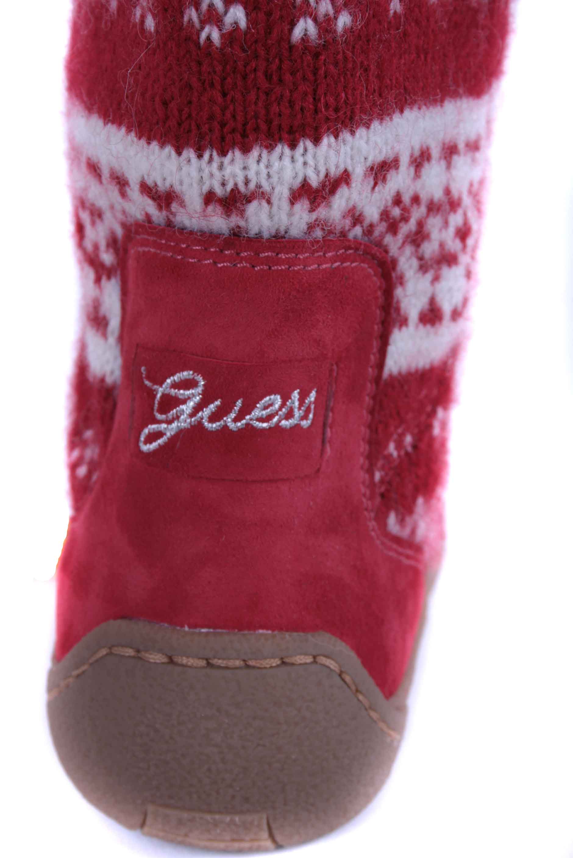 Guess Women's Boots Knitted Boots Red Size 36 5